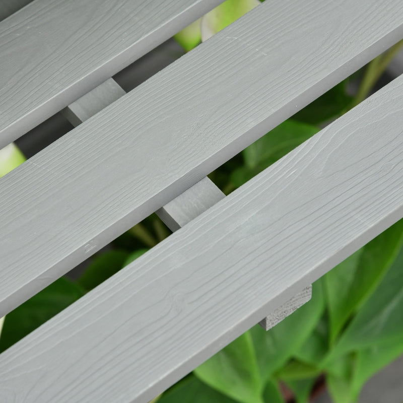 Wooden Greenhouse Grow House with Adjustable Shelf, Light Grey