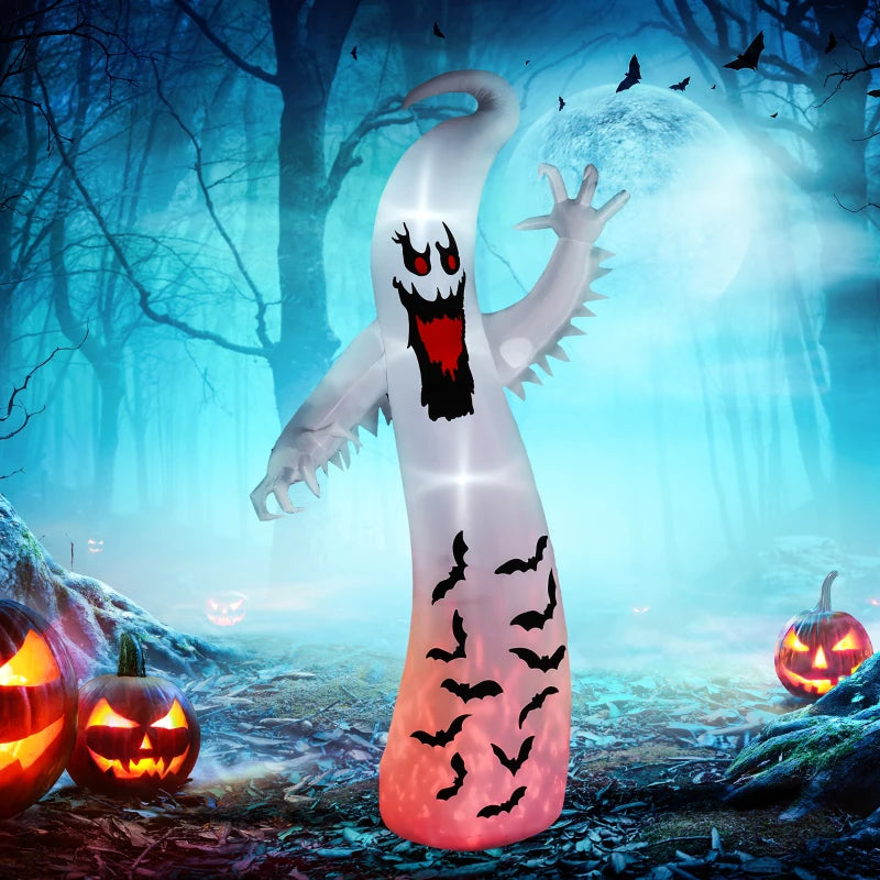 11.8ft Scary Inflatable Ghost Halloween Decoration with Accessories - Perfect for Spooky Outdoor Displays and Haunted House Decor