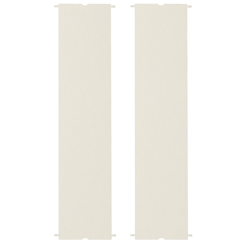 Cream White Pergola Canopy Set - UV Protection, Easy Install - 3x3m