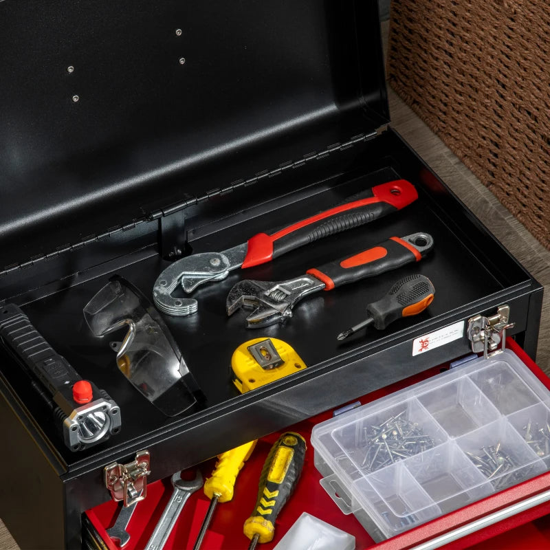 Lockable Tool Chest with Ball Bearing Runners