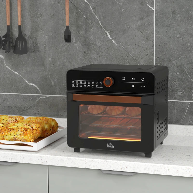 20L Air Fryer Oven - Multifunction Countertop Convection Oven with 16 Presets, Adjustable Temp & Time, 1400W Power