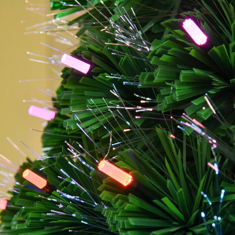 5FT Pre-Lit Artificial Christmas Tree with Star Topper & Metal Base - Perfect Holiday Home Decoration