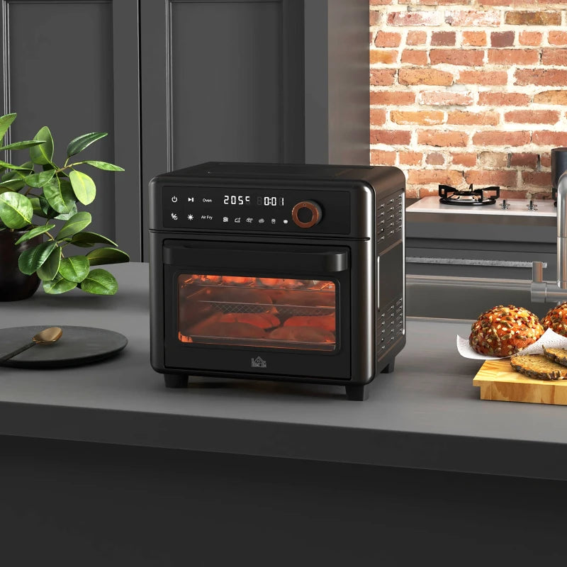 13L Air Fryer Oven - Multifunction Countertop Convection Oven with 12 Cooking Presets, Adjustable Temperature & Time, 1500W Power