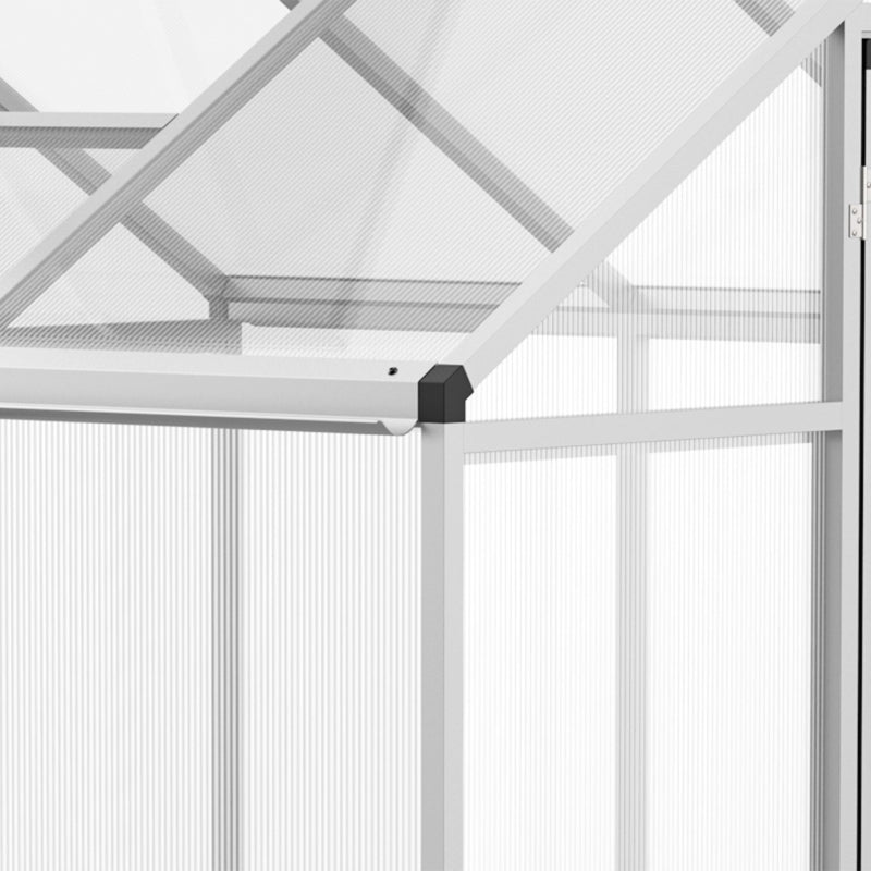 6ft x 8ft Clear Walk In Greenhouse