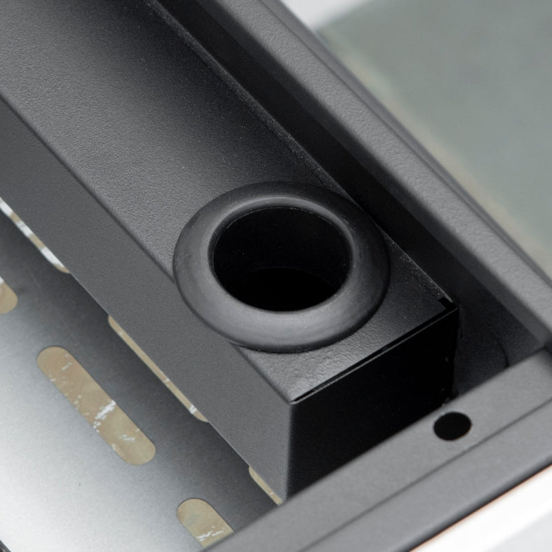 Portable Stainless Steel Gas Plancha Grill - 9kW, Non-Stick Griddle, Black