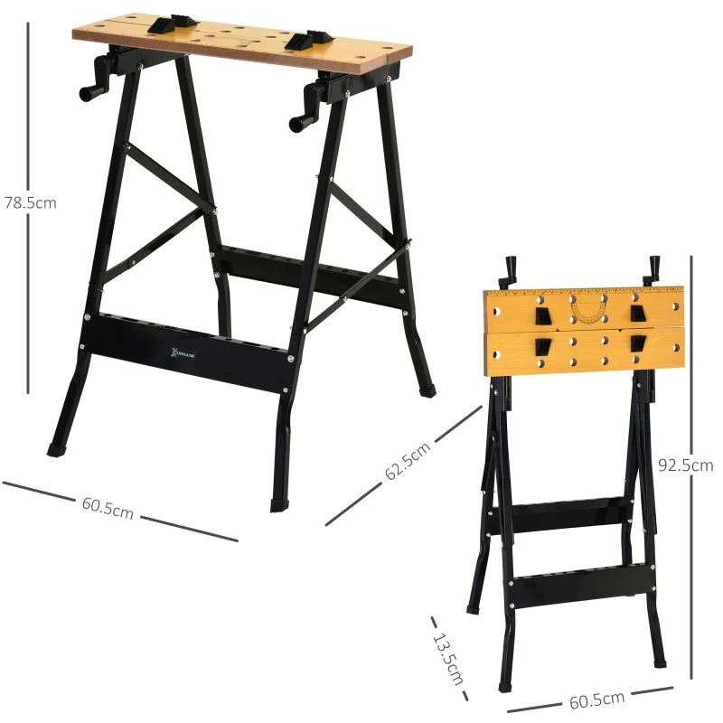 4-in-1 Folding Workbench for DIY Projects
