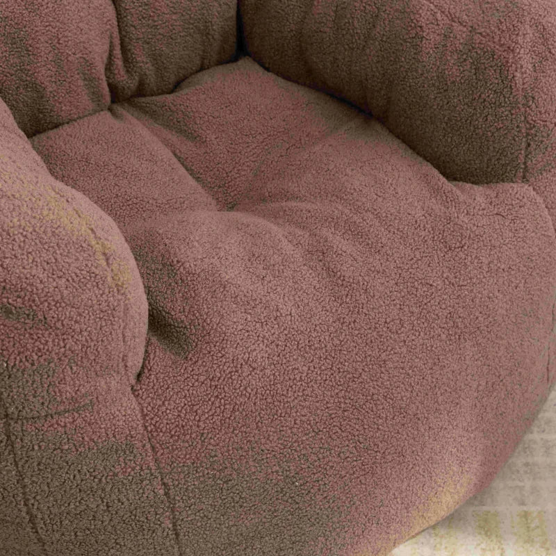 Soft Tufted Foam Recliner Chair for Kids - No Assembly, Ideal for Bedroom, Study, Living Room, Brown