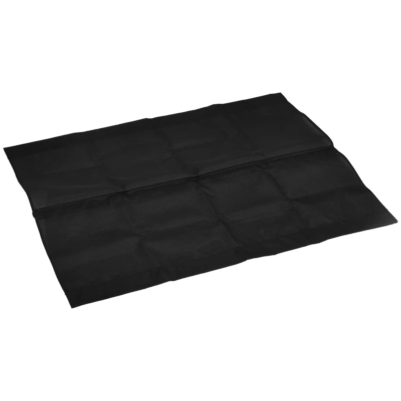 Black Garden Swing Seat Cover for 2-3 Seater Bench, 115x45x45cm