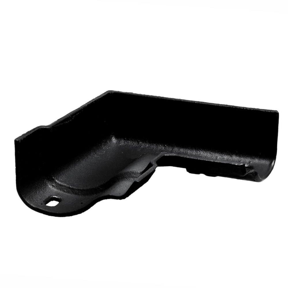 Hargreaves Cast Iron 115mm Internal Ogee Square Angle - Painted Black