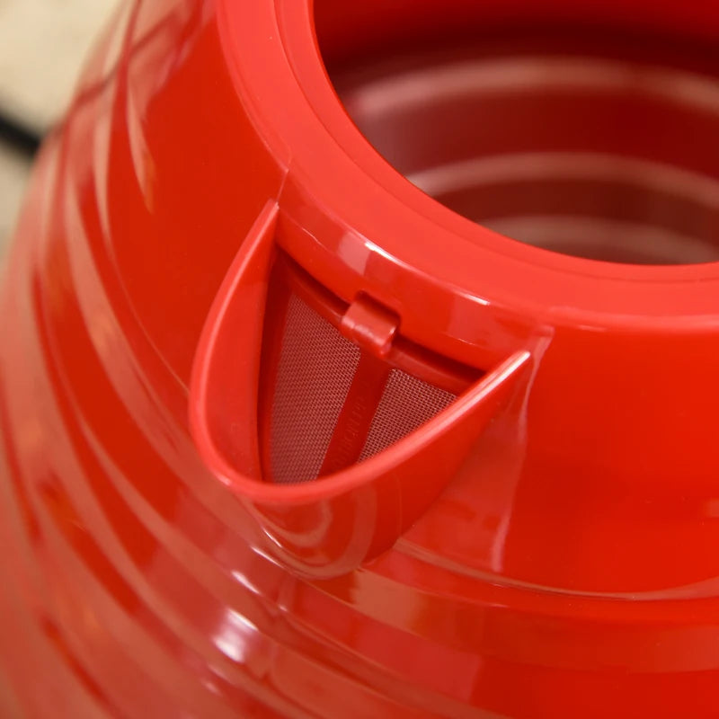 3000W Rapid Boil Kettle & 4 Slice Toaster Set - 1.7L Kettle with 7 Browning Controls, Crumb Tray, Red