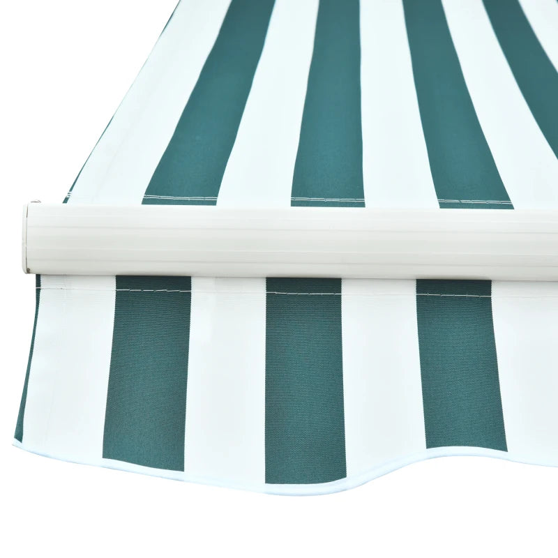 3m x 2.5m Striped Awning (Retractable)