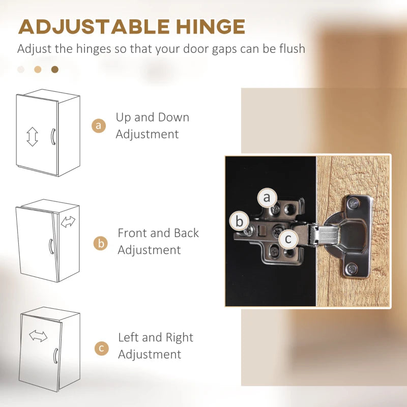 Tall Kitchen Cupboard - Freestanding Pantry Cabinet with Adjustable Shelves, Drawers & Soft Close Door - 160cm Storage Solution