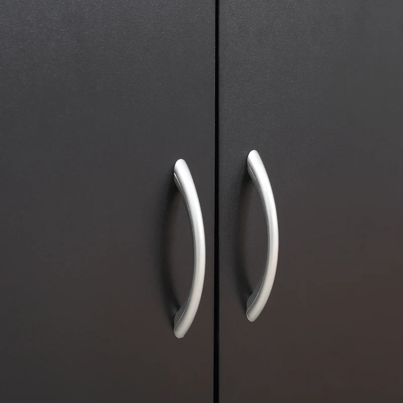 Vinsetto Mobile Printer Stand with Storage Drawer & Open Shelf - Home Office Cabinet, 60cm x 39cm x 80cm, Black