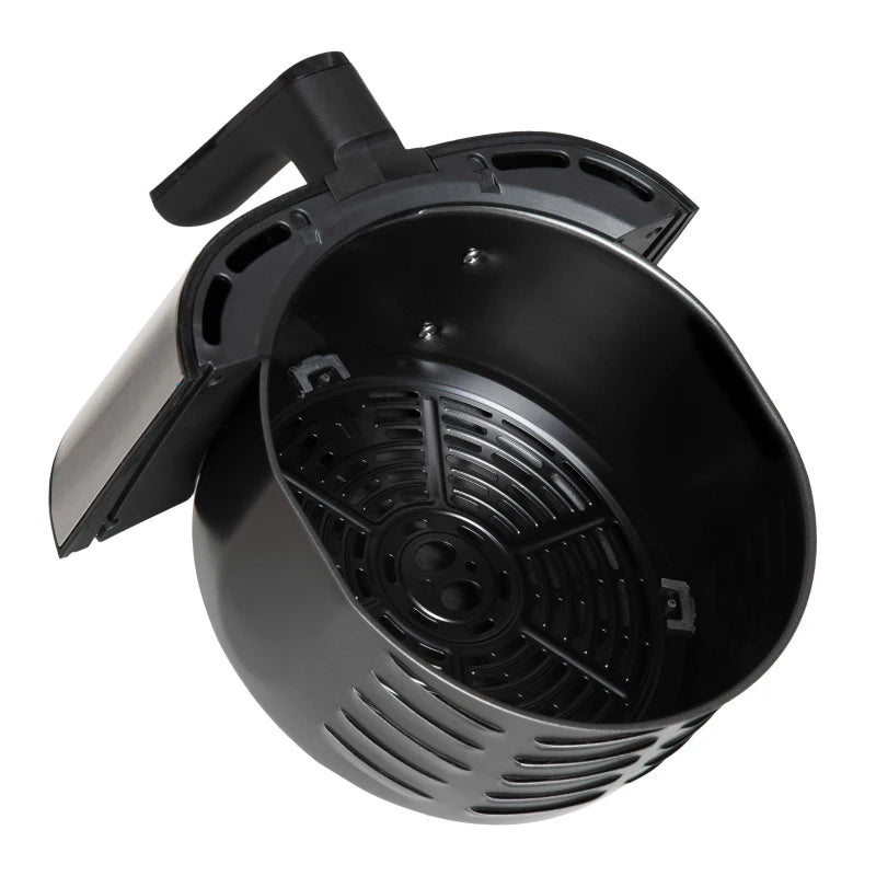 4.5L 8-in-1 Digital Air Fryer Oven - Oil-Free Cooking, Temp Control, Non-Stick Basket, 1500W, Rapid Air Circulation, Black