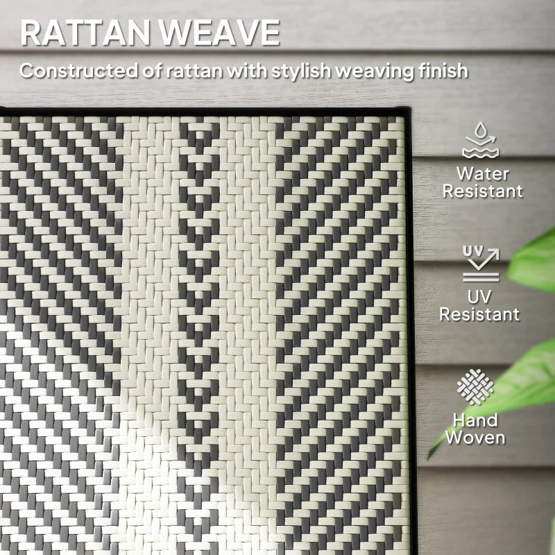 Stylish Black Rattan Reclining Garden Chairs - Comfortable Outdoor Seating for Relaxation and Leisure