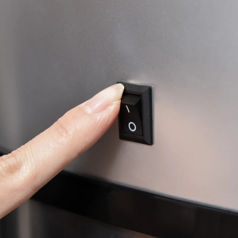 Stainless Steel 48L Touchless Kitchen Sensor Dustbin - Automatic Silver Rubbish Garbage Waste Bin for Home & Office