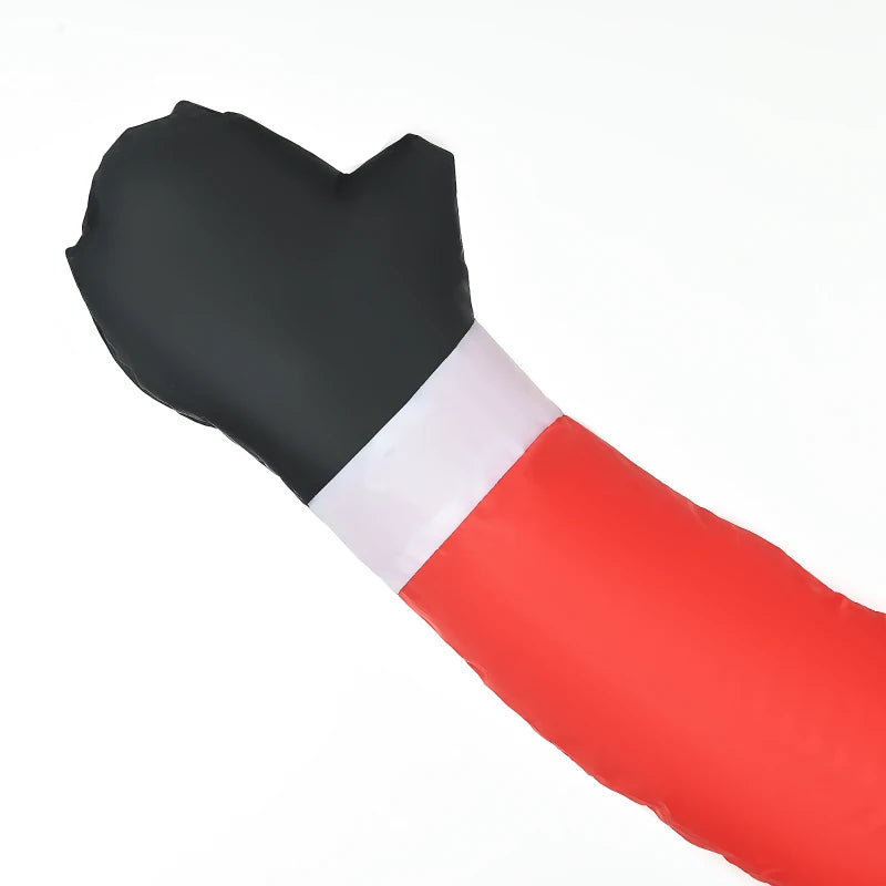 7ft Inflatable Santa Claus in Chimney - LED Outdoor Christmas Decoration for Lawn & Party - Blow-Up Holiday Display