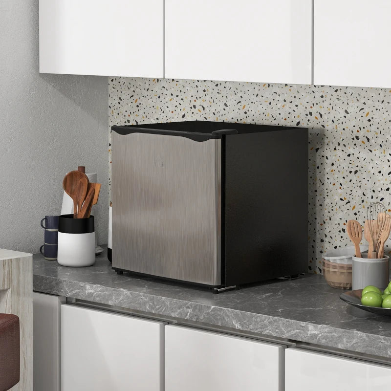 Compact 35L Mini Freezer -24°C to -14°C Silver Tone - Ideal for Small Spaces, Energy Efficient, Perfect for Home or Office