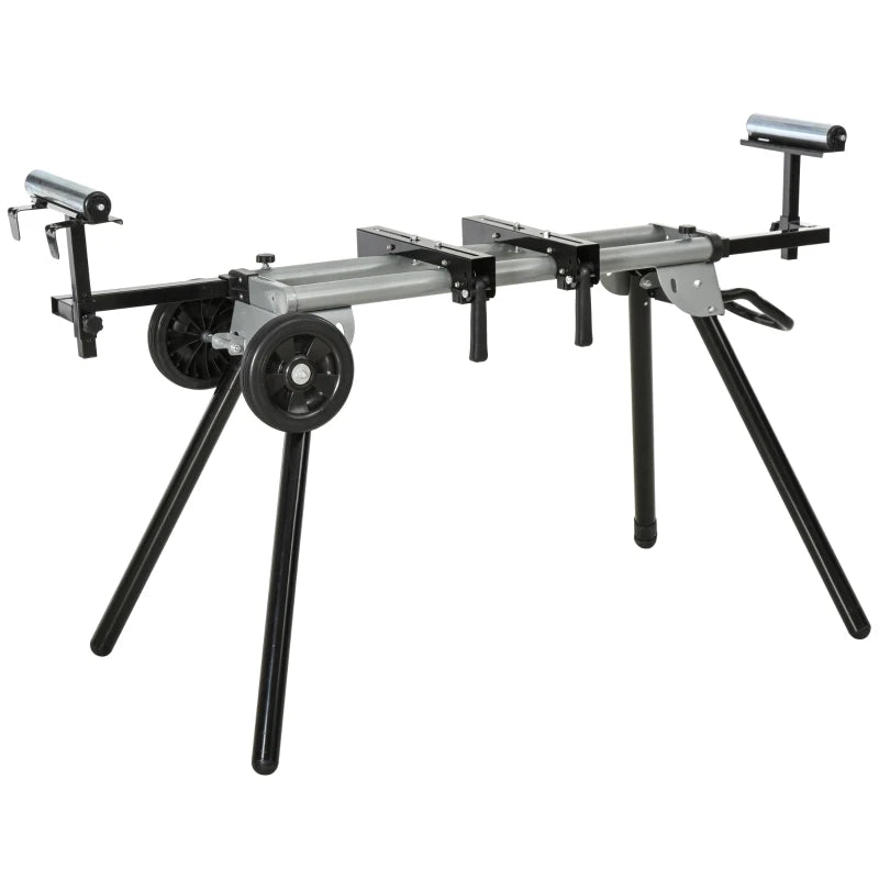 Mitre Saw Stand with Wheels and Extensions