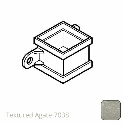 100 x 75mm (4"x3") Cast Aluminium Eared Socket - Textured 7038 Agate Grey - Trade Warehouse