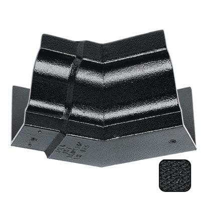 100 x 75mm (4"x3") Moulded Ogee Cast Aluminium 135 Degree Internal Angle - Textured Black - Trade Warehouse