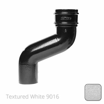 100mm (4") Cast Aluminium 150mm Offset without Ears - Textured Traffic White RAL 9016 - Trade Warehouse
