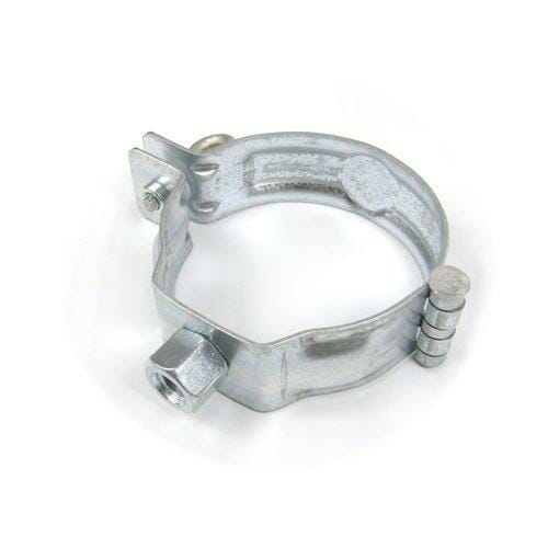 100mm Galvanised Steel Downpipe Bracket with M10 Boss - for use with M10 Screw (not included) - Trade Warehouse