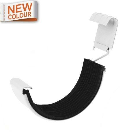 115mm Half Round 9016M White Galvanised Steel Gutter Union - Trade Warehouse