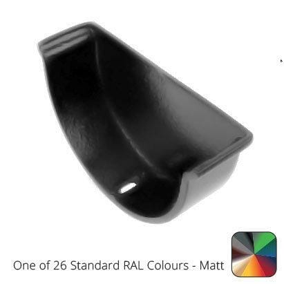 115x75mm (4.5"x3") Beaded Deep Run Cast Aluminium Gutter Stop-end - Internal - One of 26 Standard Matt RAL colours TBC - Trade Warehouse
