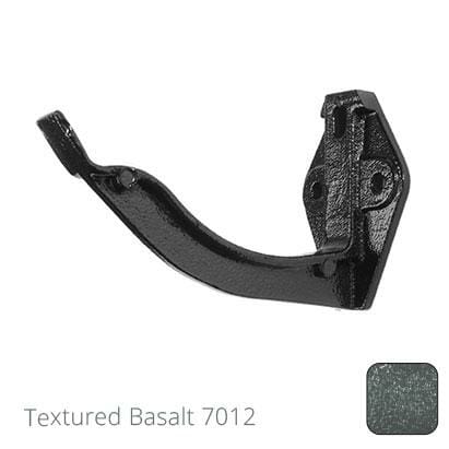 125mm (5") Victorian Ogee Cast Aluminium Gutter Fascia Bracket - Textured Basalt Grey RAL 7012 - Trade Warehouse