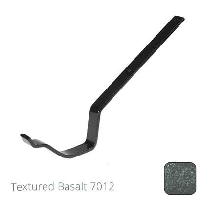 125mm (5") Victorian Ogee Cast Aluminium Gutter Top Fix Rafter Bracket - Textured Basalt Grey RAL 7012 - Trade Warehouse