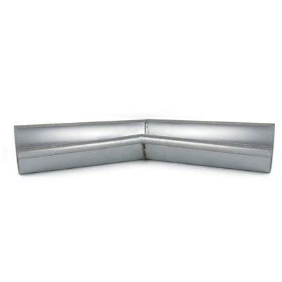 125mm Half Round Galvanised Steel 135degree Internal Gutter Angle - Trade Warehouse