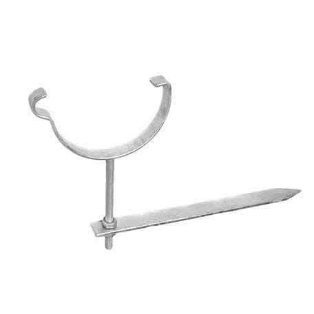 125mm Half Round Galvanised Steel Rise & Fall Bracket - Trade Warehouse