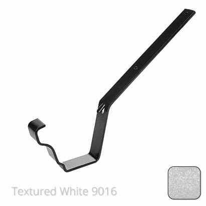 125x100 (5"x 4") Moulded Ogee Aluminium Top Fix Rafter Bracket - Textured Traffic White RAL 9016 - Trade Warehouse