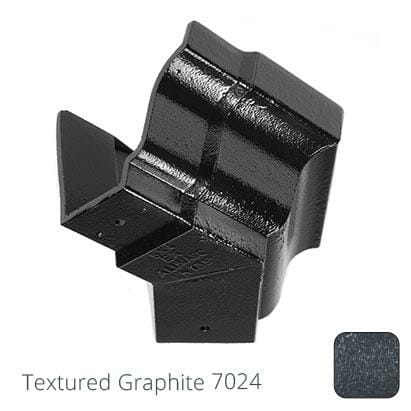 125x100 (5"x 4") Moulded Ogee Cast Aluminium 135 Degree External Angle - Textured Graphite Grey RAL 7024 - Trade Warehouse