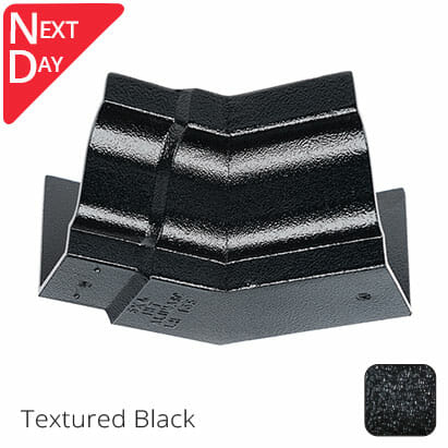 125x100 (5"x 4") Moulded Ogee Cast Aluminium 135 Degree Internal Angle - Textured Black - Trade Warehouse