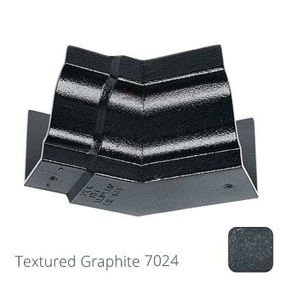 125x100 (5"x 4") Moulded Ogee Cast Aluminium 135 Degree Internal Angle - Textured Graphite Grey RAL 7024 - Trade Warehouse