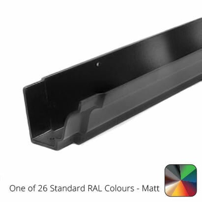 125x100 (5"x 4") Moulded Ogee Cast Aluminium Gutter 1.83m length - One of 26 Standard Matt RAL colours TBC - Trade Warehouse