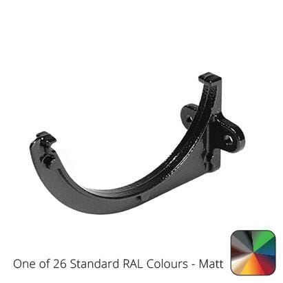 150mm (6")Half Round Cast Aluminium Gutter Fascia Bracket - One of 26 Standard Matt RAL colours TBC - Trade Warehouse
