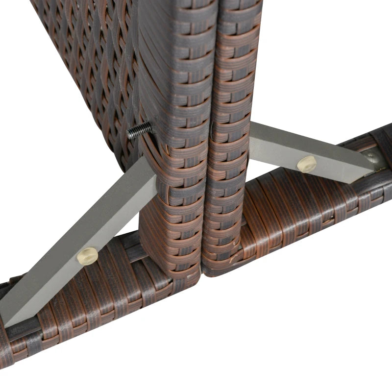 Mixed Brown 10 Seater Cubed Rattan Dining Set