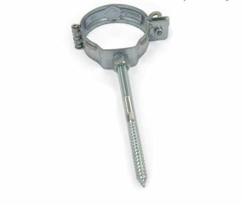 200mm M10 Galvanised Steel Screw for use with Downpipe Bracket with M10 Boss - Trade Warehouse