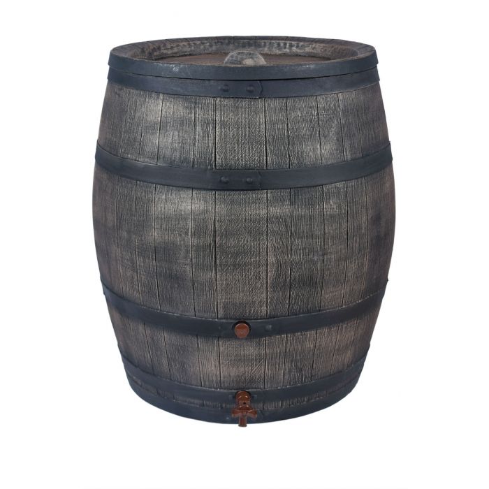 240L Water Butt - Wood Effect Barrel - Trade Warehouse