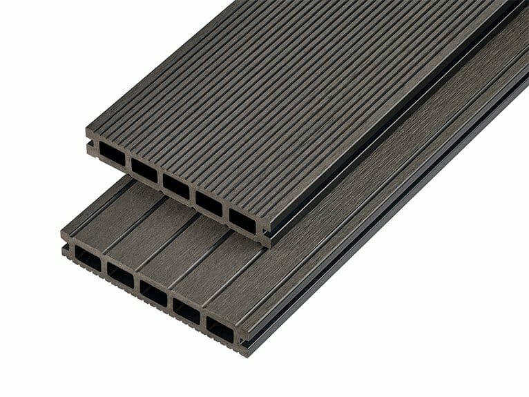 2.4m Hollow Domestic Grade Composite Decking Board - Trade Warehouse