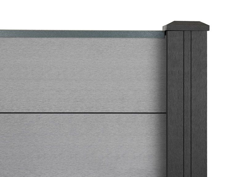 2m Composite Fencing Steel Rail - Trade Warehouse