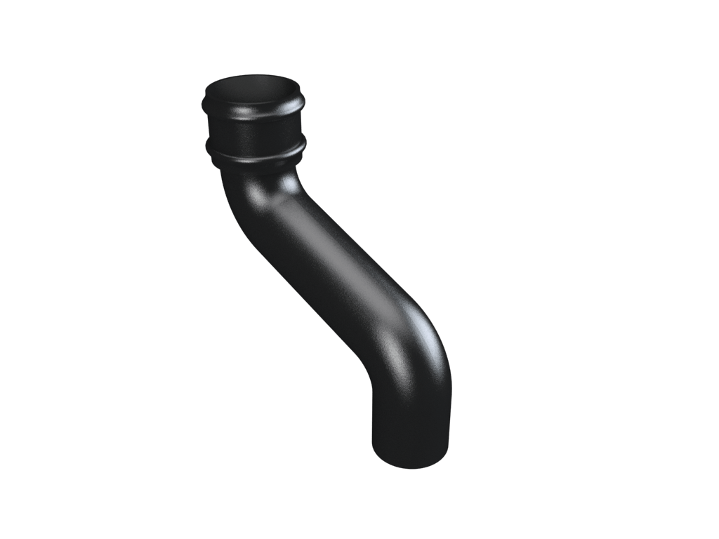 3" Round Uneared Offset 9" Projection Painted - Trade Warehouse