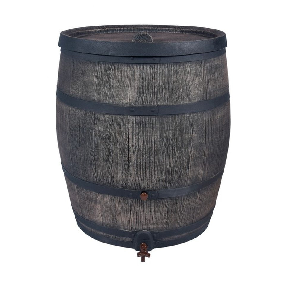 350 Litre Water Butt - Wood Effect Barrel - Trade Warehouse