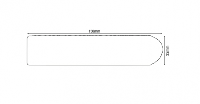 3.6m Premium Woodgrain Effect Bullnose Board Capstock PVC-ASA - Trade Warehouse