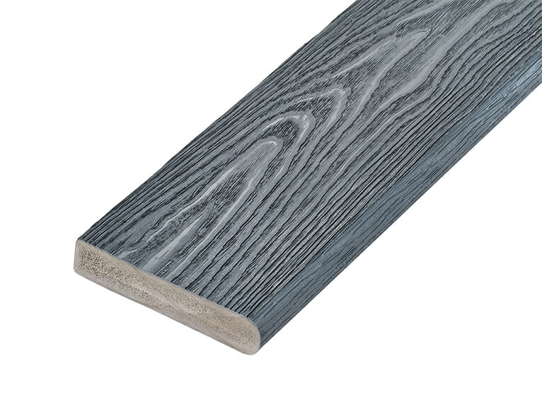 3.6m Premium Woodgrain Effect Bullnose Board Capstock PVC-ASA - Trade Warehouse