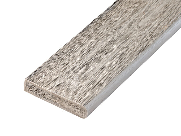 3.6m Premium Woodgrain Effect Bullnose Board Capstock PVC-ASA - Trade Warehouse