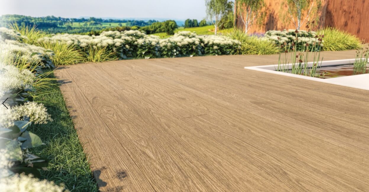 3.6m Premium Woodgrain Effect Bullnose Board Capstock PVC-ASA - Trade Warehouse